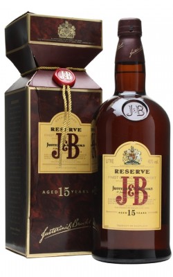 J & B 15 Year Old Reserve / Litre Blended Scotch Whisky