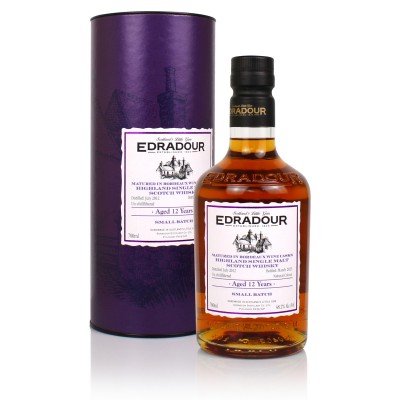 Edradour 2012 12 Year Old Bordeaux Wine Casks