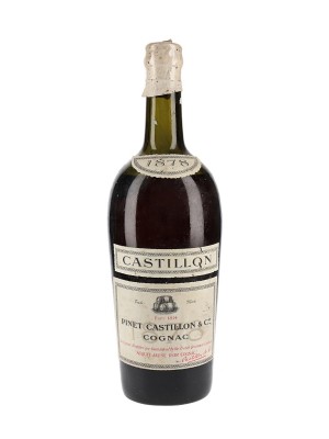 Pinet Castillon 1878 Cognac / Bottled 1940s
