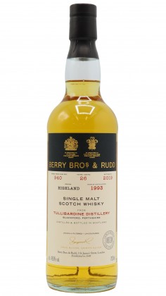 Tullibardine Berry Bros & Rudd - Single Cask #940 1993 26 year old