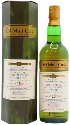 Inchgower Old Malt Cask 25th Anniversary Single Cask #56906 2008 15 year old