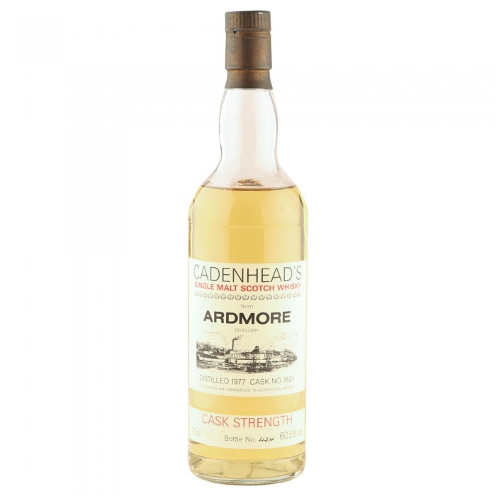 Ardmore 1977, Cadenhead's Cask Strength Bottling, Cask #7624