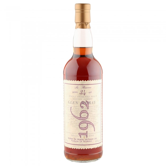 Glen Moray 1962 34 Year Old, Murray McDavid Single Cask #4115