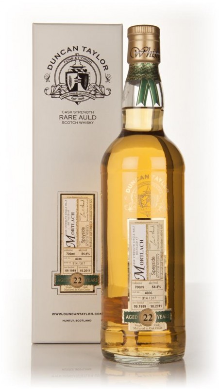 Mortlach 22 Year Old 1989 Rare Auld Duncan Taylor