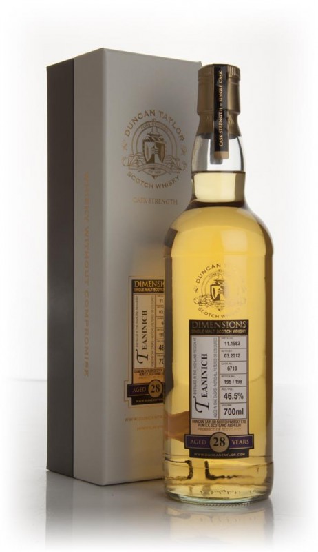 Teaninch 28 Year Old 1983 Dimensions Duncan Taylor