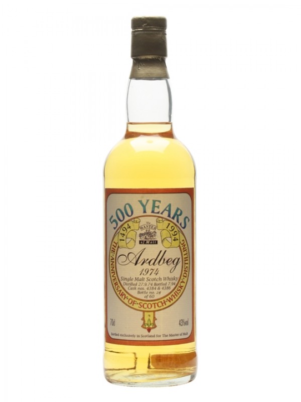 Ardbeg 1974 500 Years Of Scotch Whisky The Master of Malt