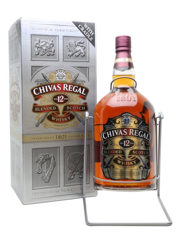 Chivas Regal 12 Year Old / Large Bottle