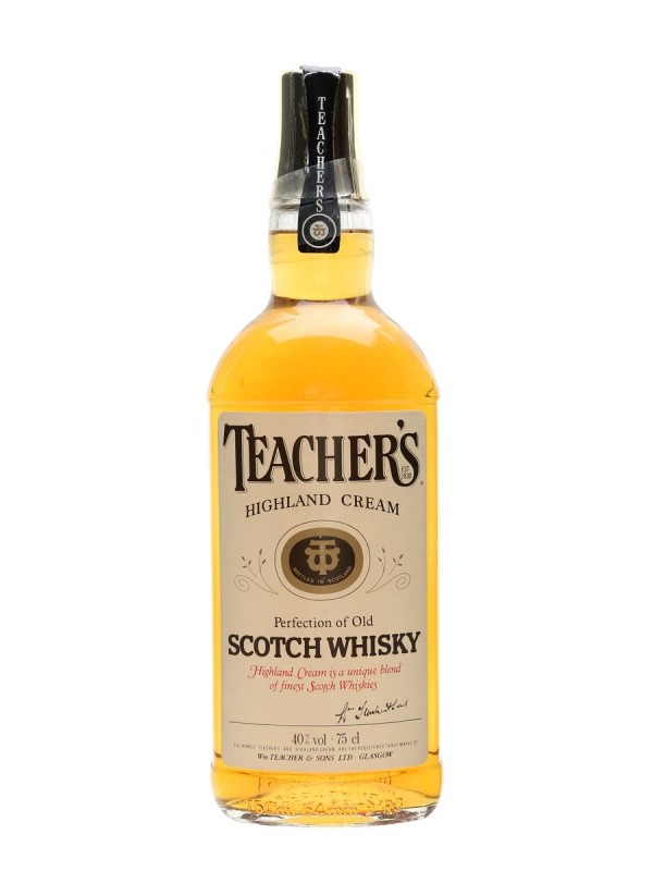 Teacher's Highland Cream Bottled 1980s