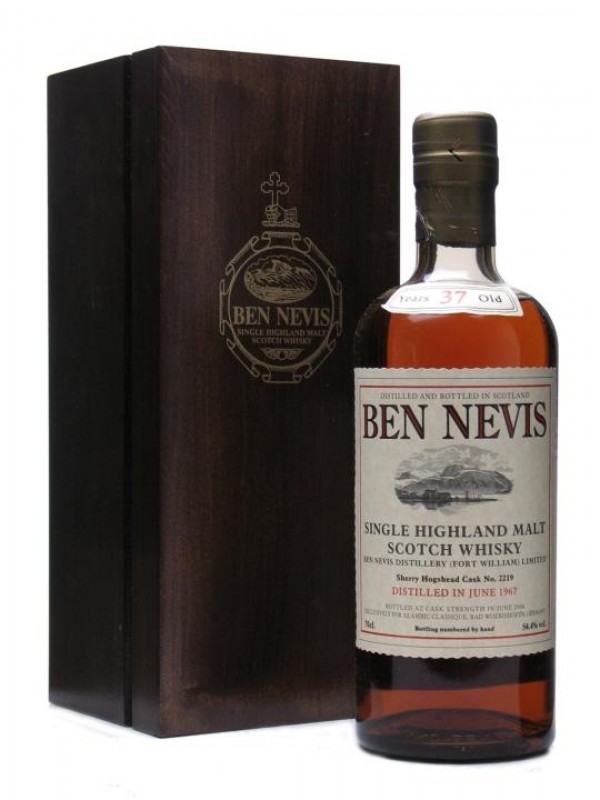 Ben Nevis 1967 37 Year Old Sherry Hogshead #2219