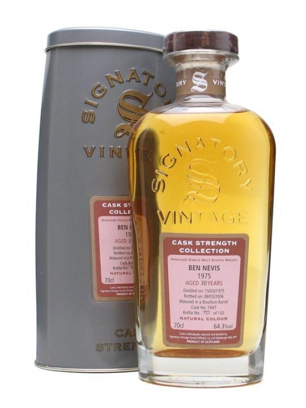 Ben Nevis 1975 30 Year Old Signatory