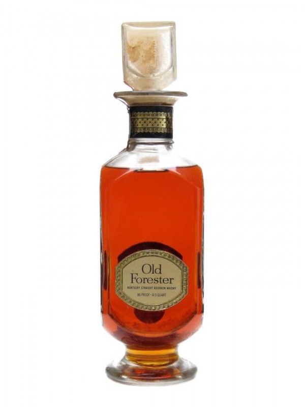 Old Forester Decanter Bottled 1970s
