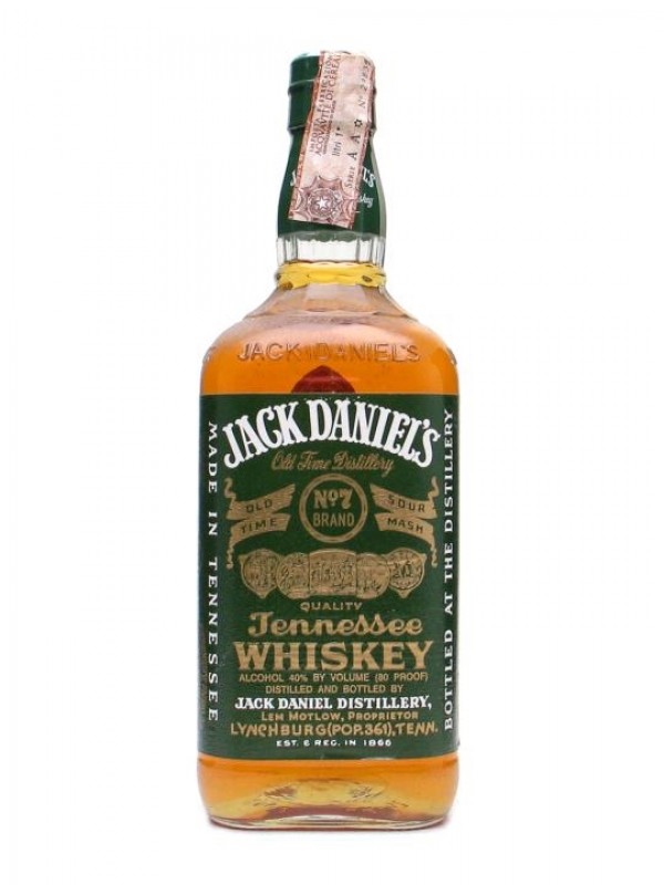 Jack Daniel's Green Label Bottled Early 1990's