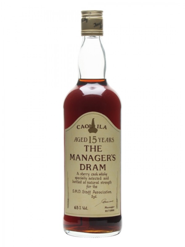 Caol Ila 15 Year Old / Manager's Dram / Sherry Cask