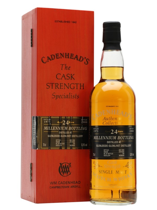 Glenlossie 1975 24 Year Old Bottled 2000 Cadenhead's