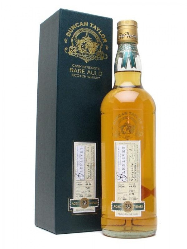 Glenlivet 1968 39 Year Old Duncan Taylor Rare Auld