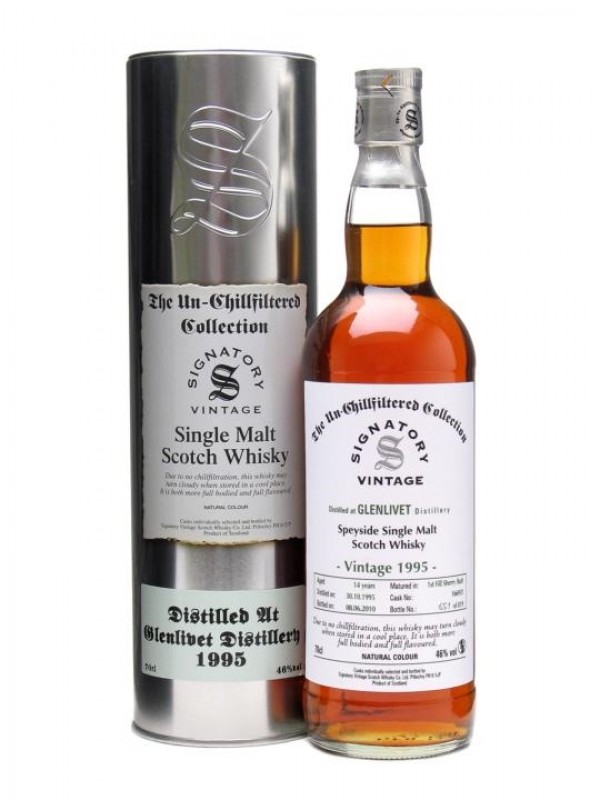 Glenlivet 1995 14 Year Old 1st Fill Sherry Butt Signatory