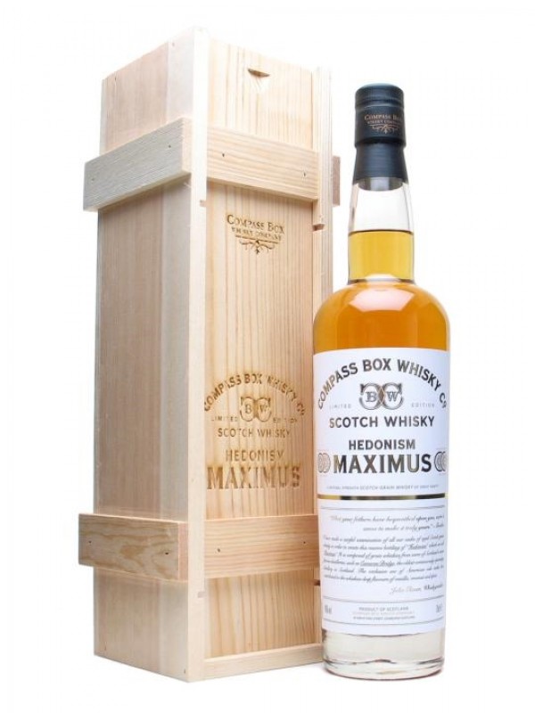 Compass Box Hedonism Maximus Reserve Bottling