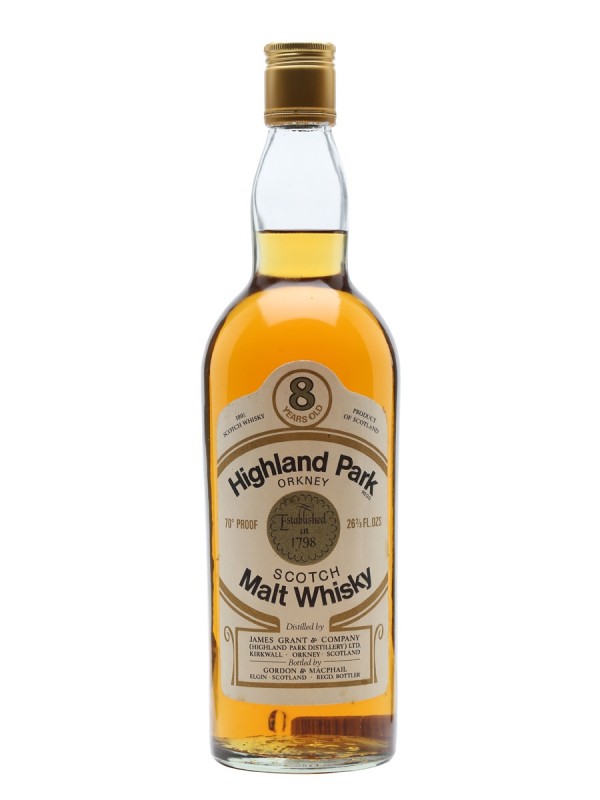 Highland Park 8 Year Old Bottled 1970's Gordon & Macphail