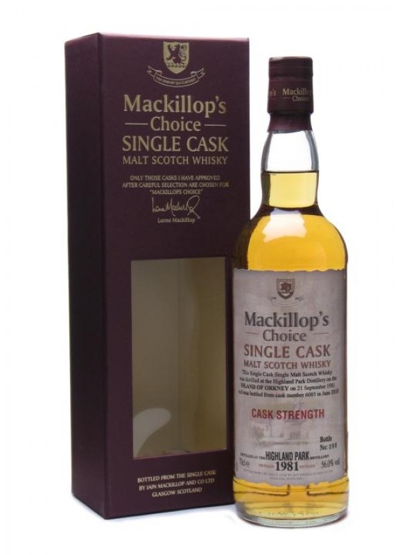 Highland Park 1981 28 Year Old Mackillop's