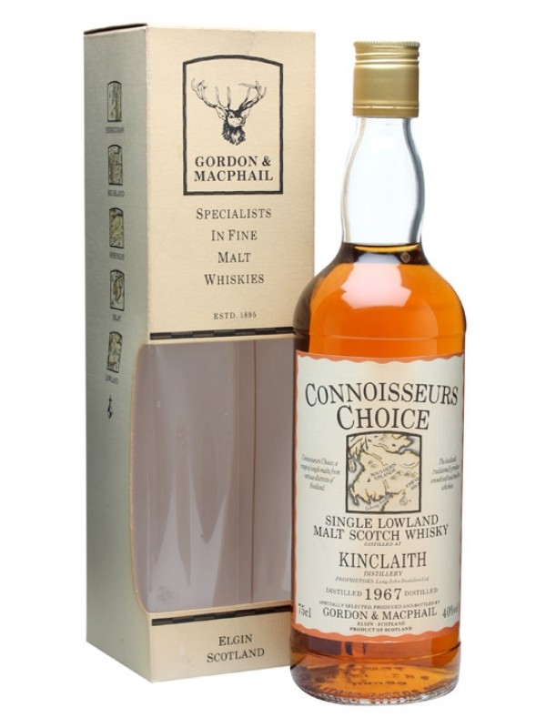 Kinclaith 1967 Map Label Connoisseurs Choice Gordon & Macphail
