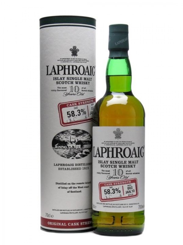 Laphroaig 10 Year Old Cask Strength / Batch 002 / Bottled 2010