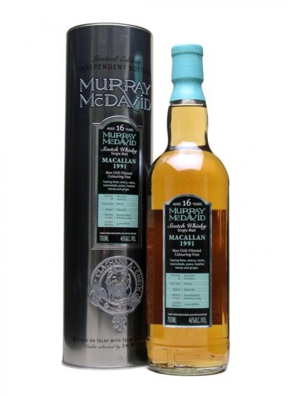 Macallan 1991 16 Year Old Sherry Cask Murray McDavid