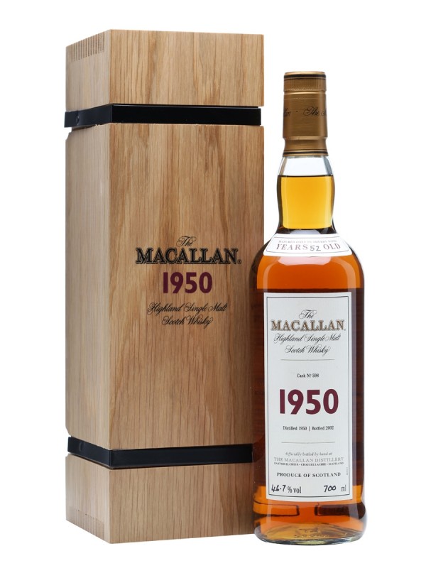 Macallan 1950 52 Year Old Fine Rare #598
