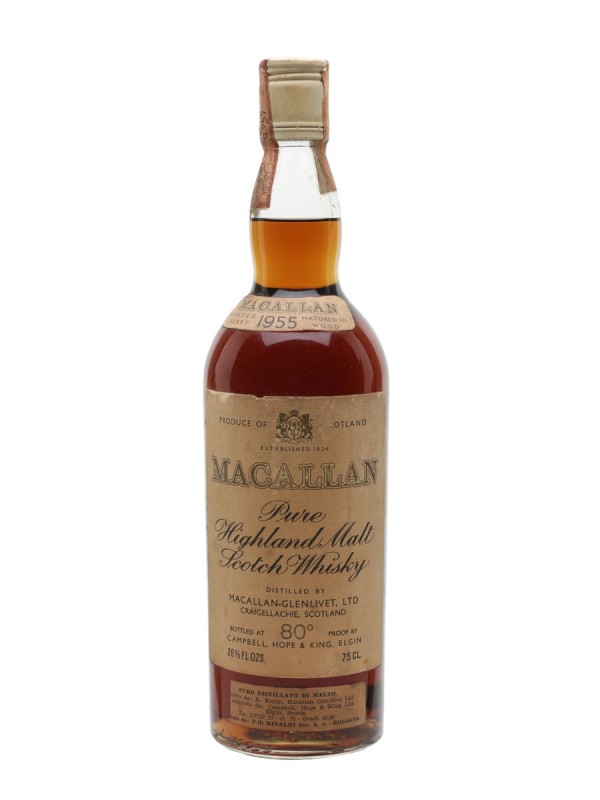 Macallan 1955 Vintage Label