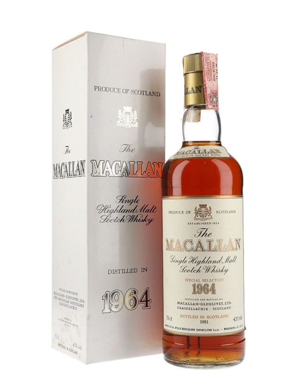 Macallan 1964 Vintage Label
