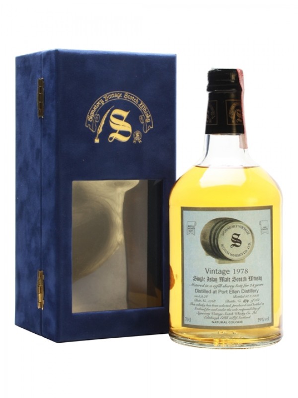 Port Ellen 1978 23 Year Old Refill Sherry Cask #5268 Signatory