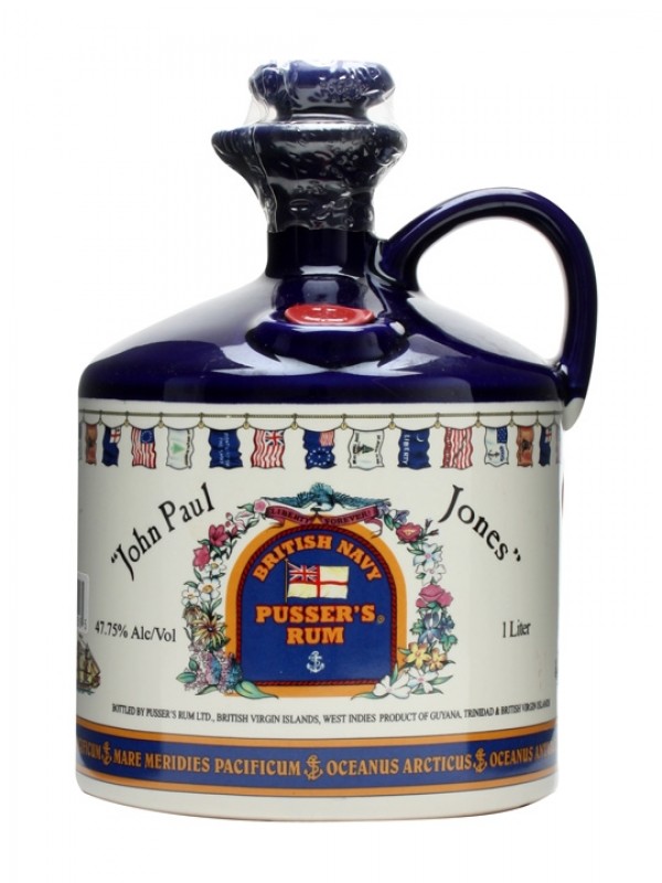 Pusser's Rum Decanter John Paul Jones