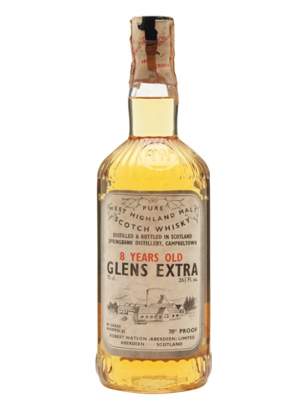Glens Extra (Springbank) 8 Year Old / Bottled 1960s