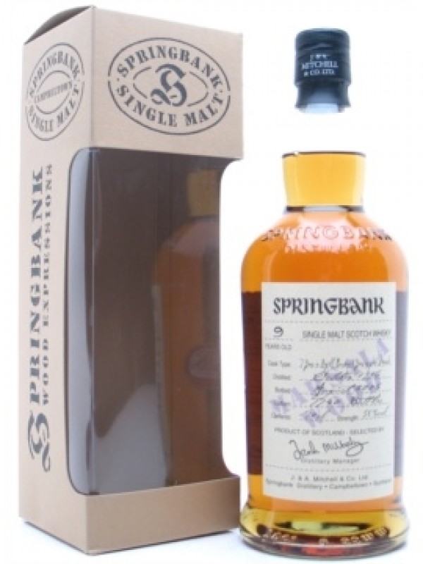 Springbank 1996 9 Year Old Marsala Wood