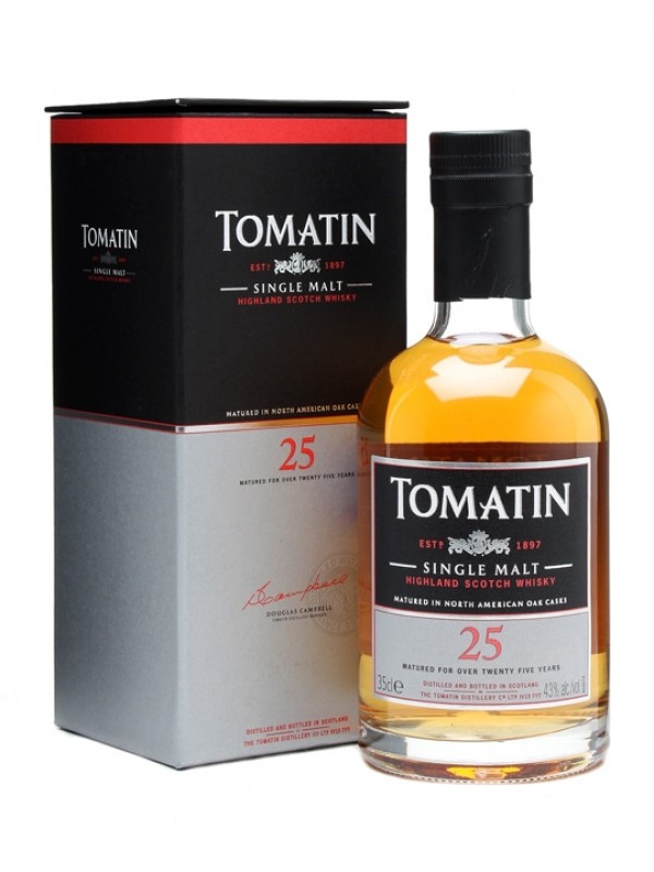 Tomatin 25 Year Old Half Bottle