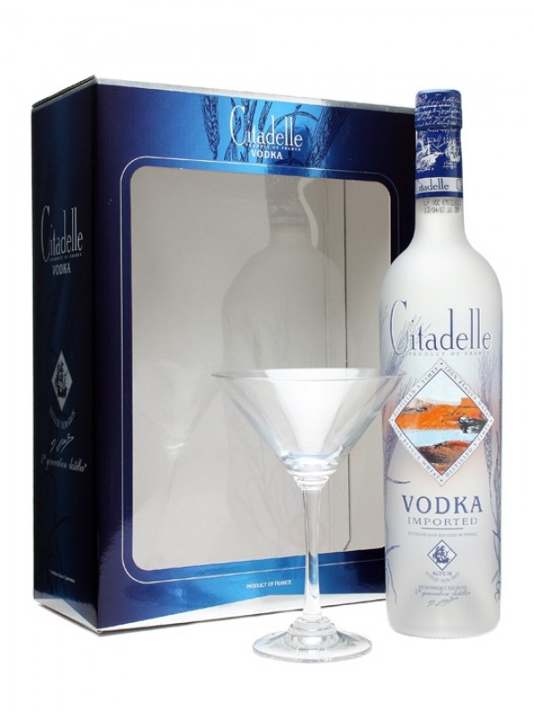 Citadelle Vodka Martini Glass Pack