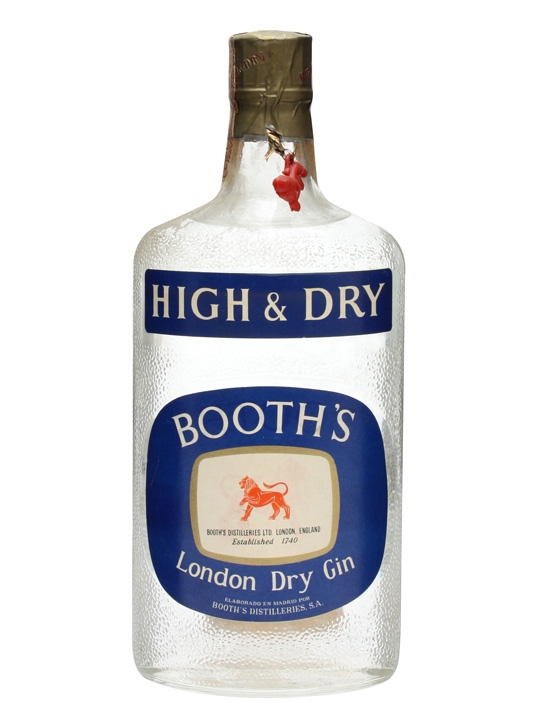 未開封 HIGH & DRY BOOTH'S London dry Gin 古酒 008800403794.jpg